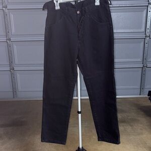 Wrangler Men's Black Straight Jeans